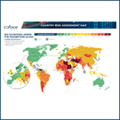 Zemljevid z oceno tveganj v posameznih državah za 2. kvartal 2023